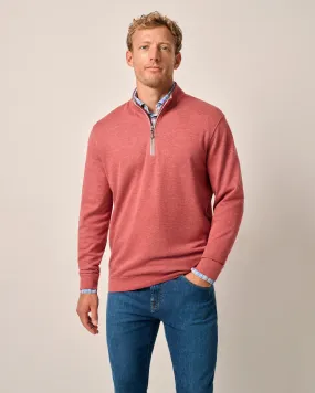 Johnnie-O Sully 1/4 Zip Pullover Merlot