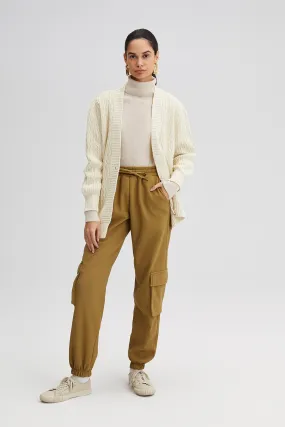 KNIT CARDIGAN WITH JACQUARD