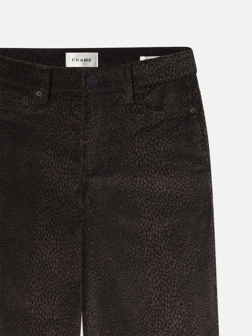Le Slim Palazzo Velveteen -- Panthera