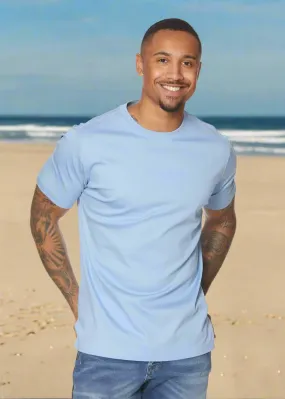 Light Blue Short Sleeve T Shirt
