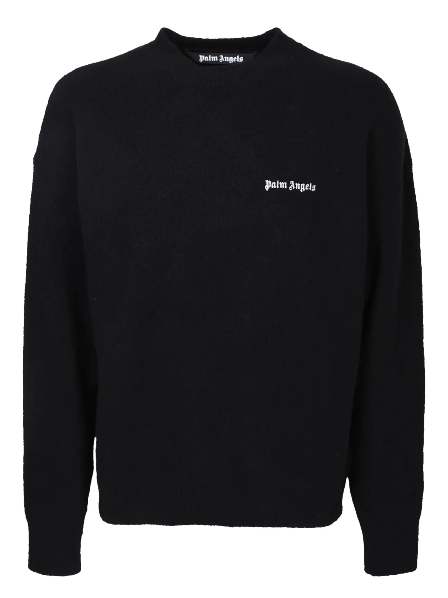 Logo on the chest black pullover