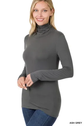 Luxe Rayon Turtleneck Top