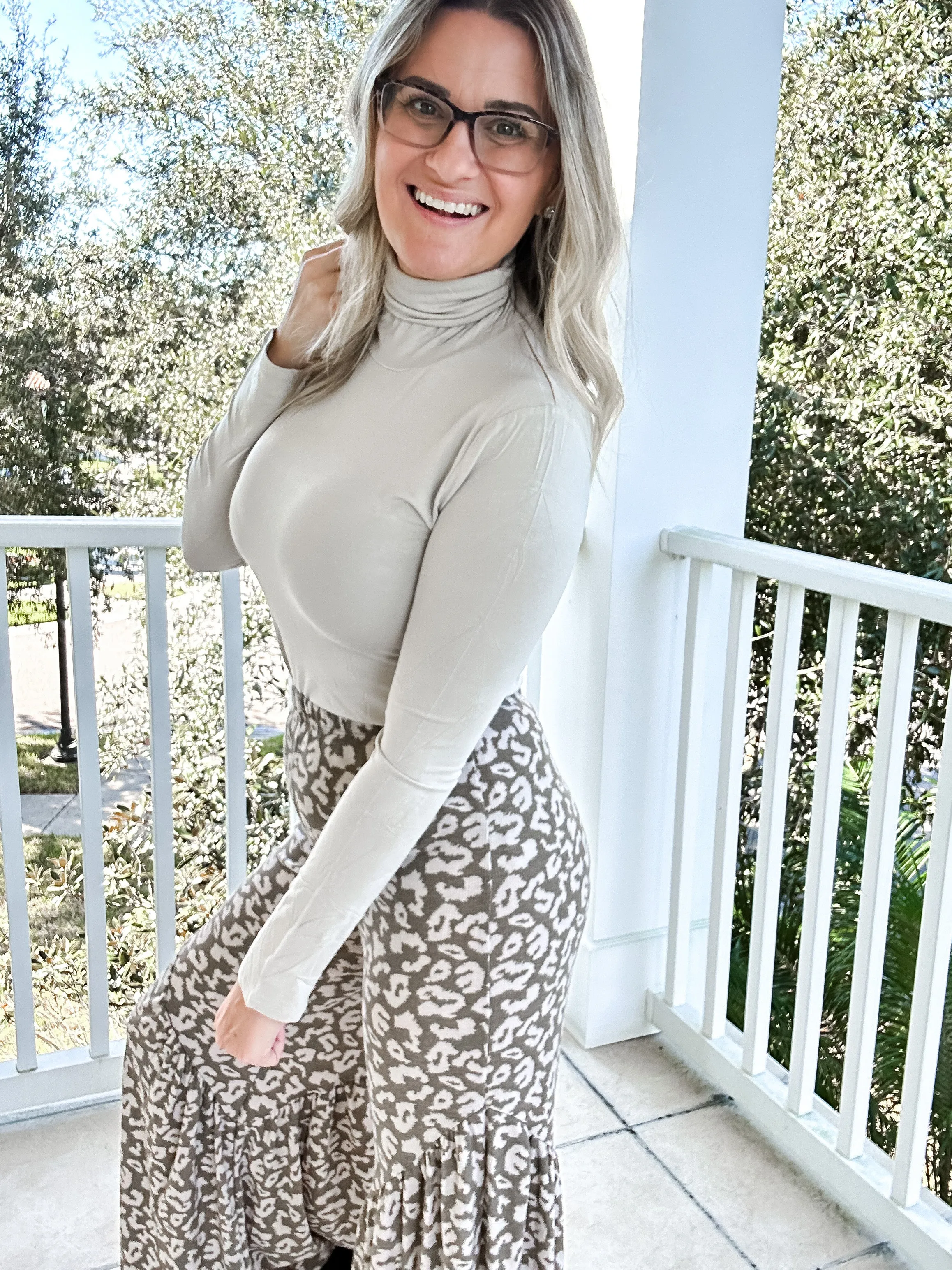 Luxe Rayon Turtleneck Top