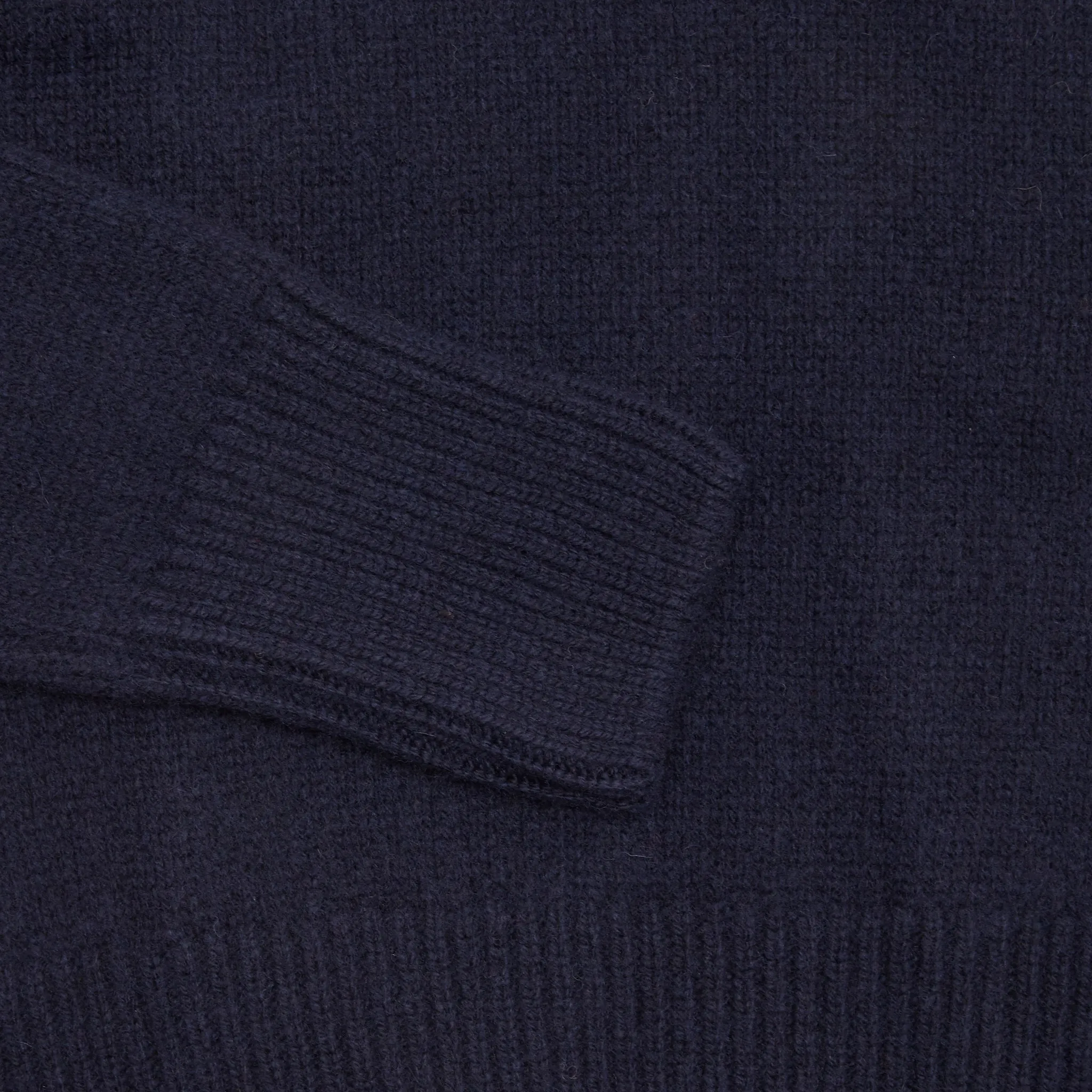 Merz b Schwanen Good Basics Cashmere/Merino Turtleneck Pullover in Dark Navy