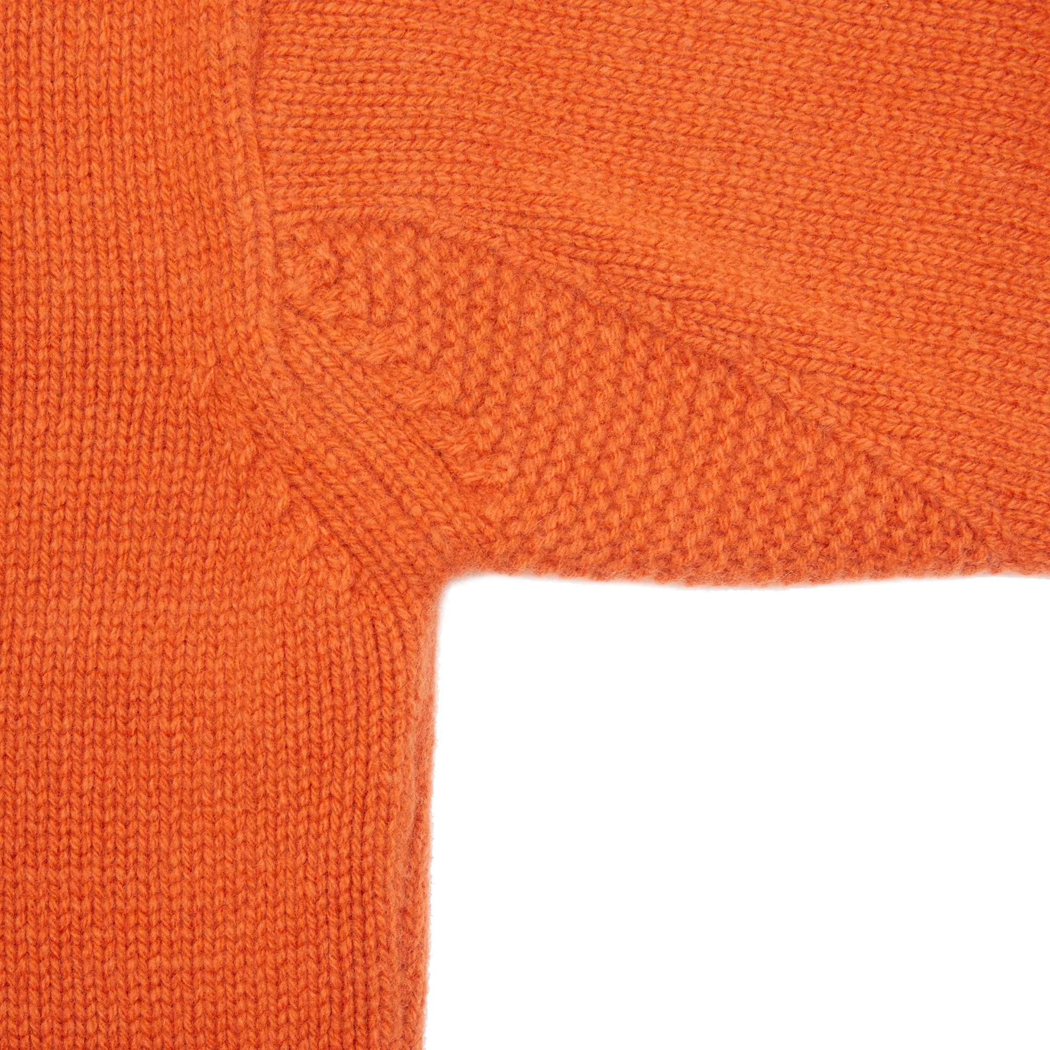 Merz b Schwanen Good Basics Cashmere/Merino Turtleneck Pullover in Rust
