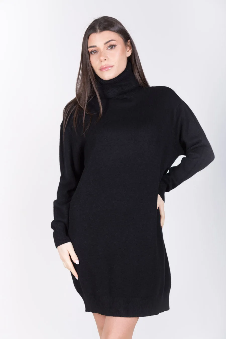 Minimal turtleneck sweater dress wholesale