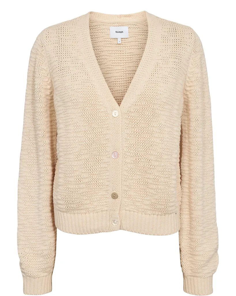 Mirna Cropped Cardigan Sandshell