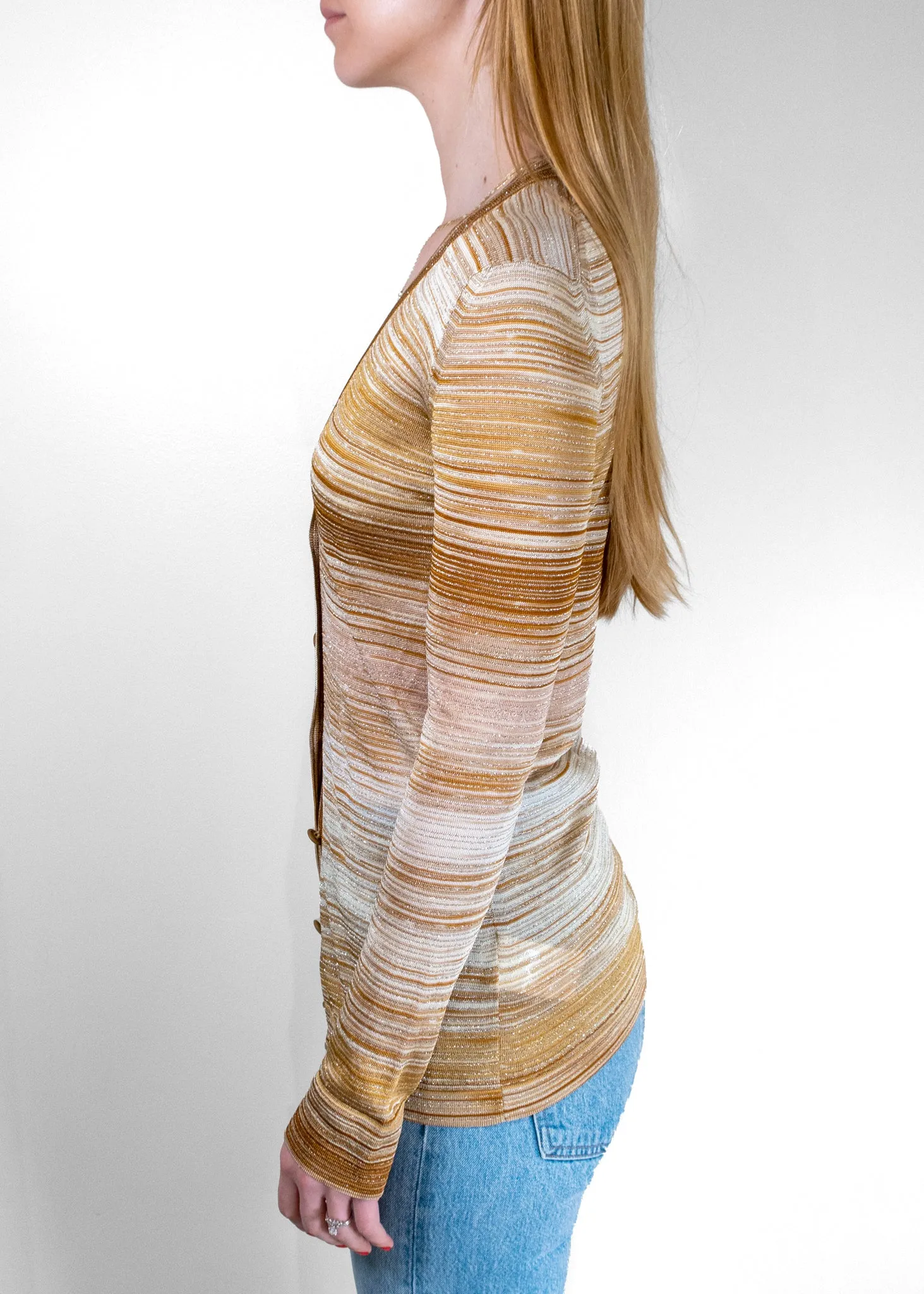 Missoni Orange Label Lurex Cardigan