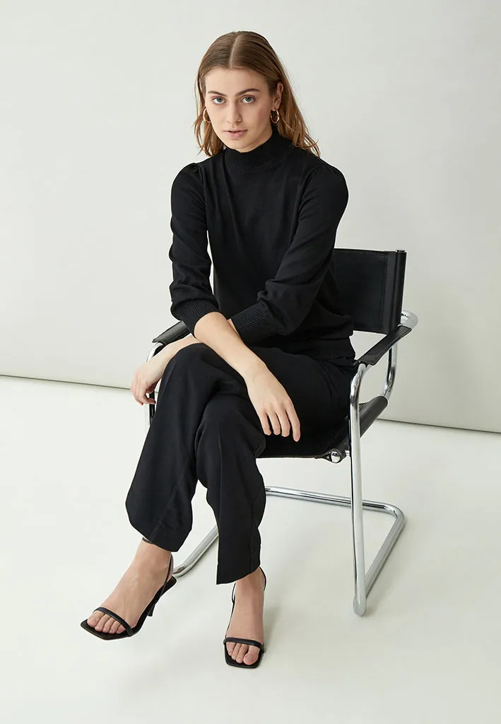 MSMersin Roll Neck Knit - Black