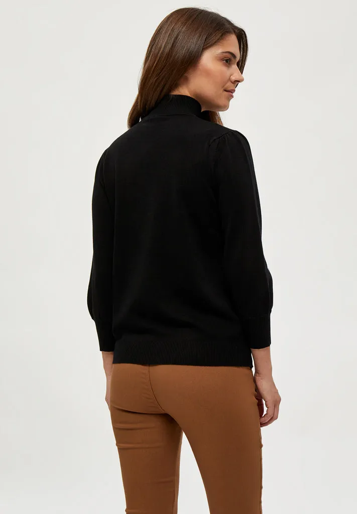 MSMersin Roll Neck Knit - Black