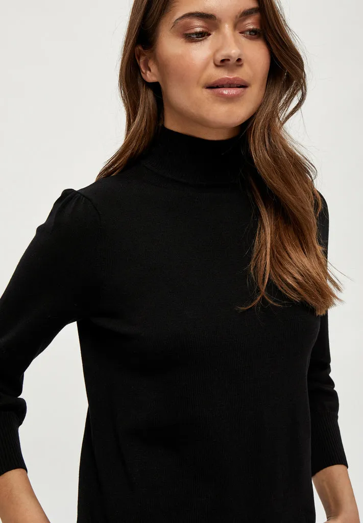 MSMersin Roll Neck Knit - Black