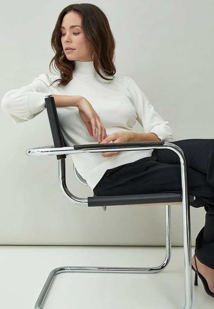 MSMersin Roll Neck Knit - Broken White