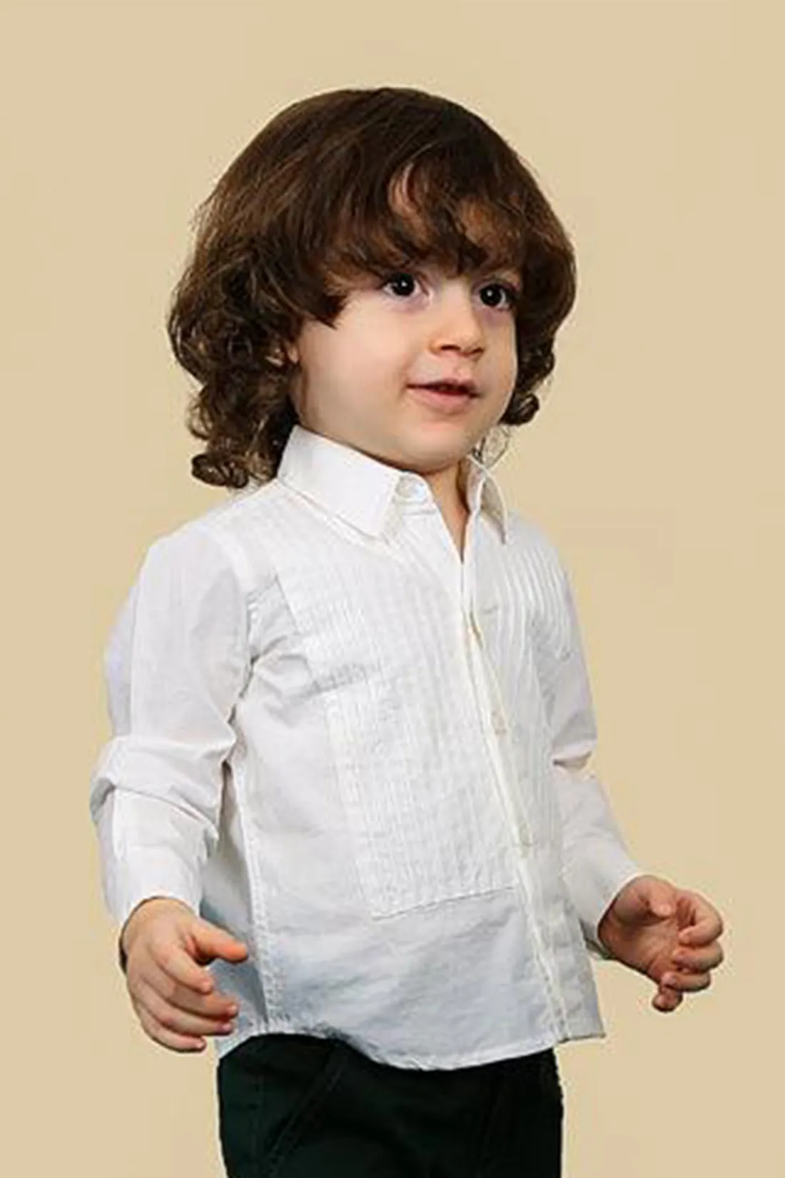 One Friday Off White Full Sleeves Shirt