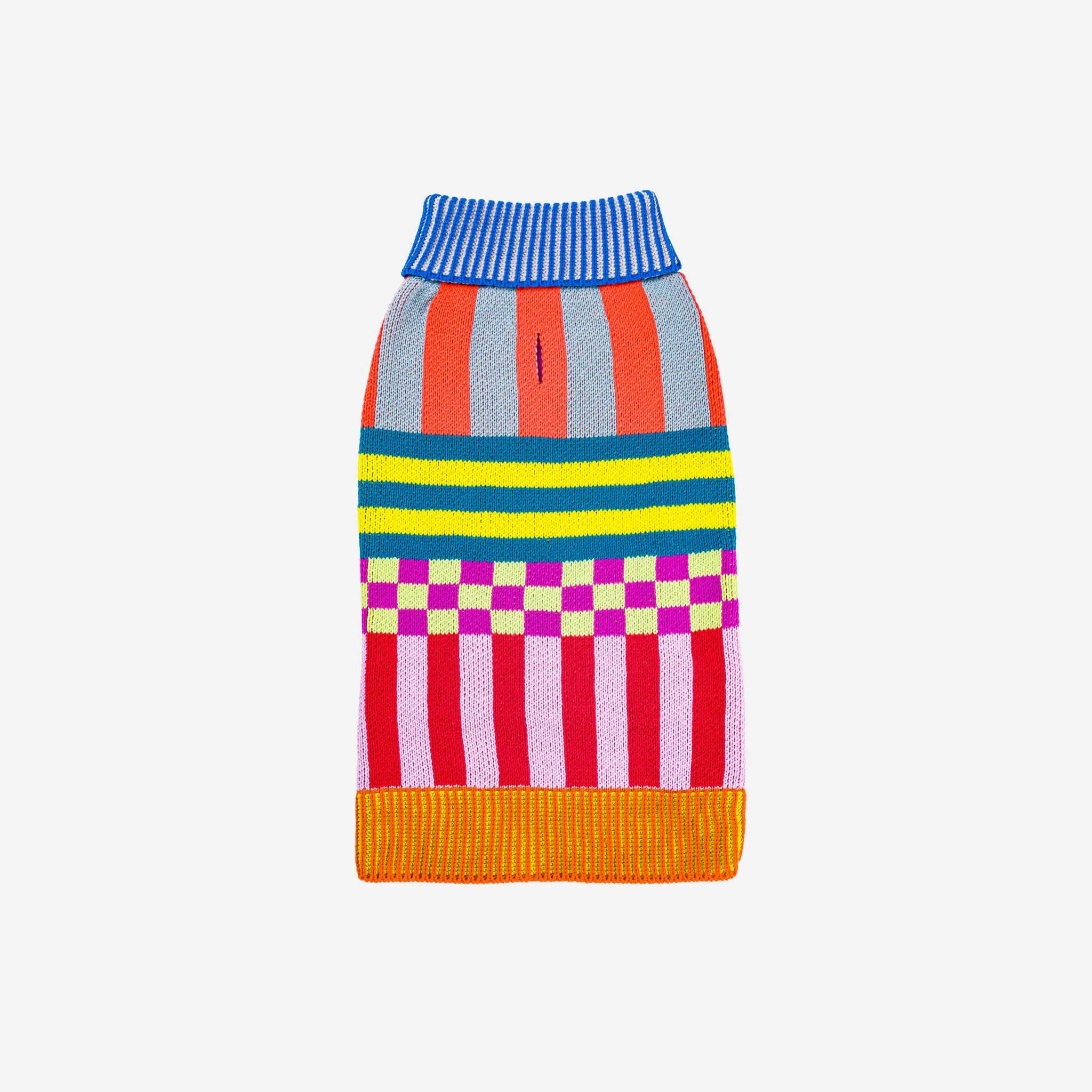 Pattern Patch Dog Sweater