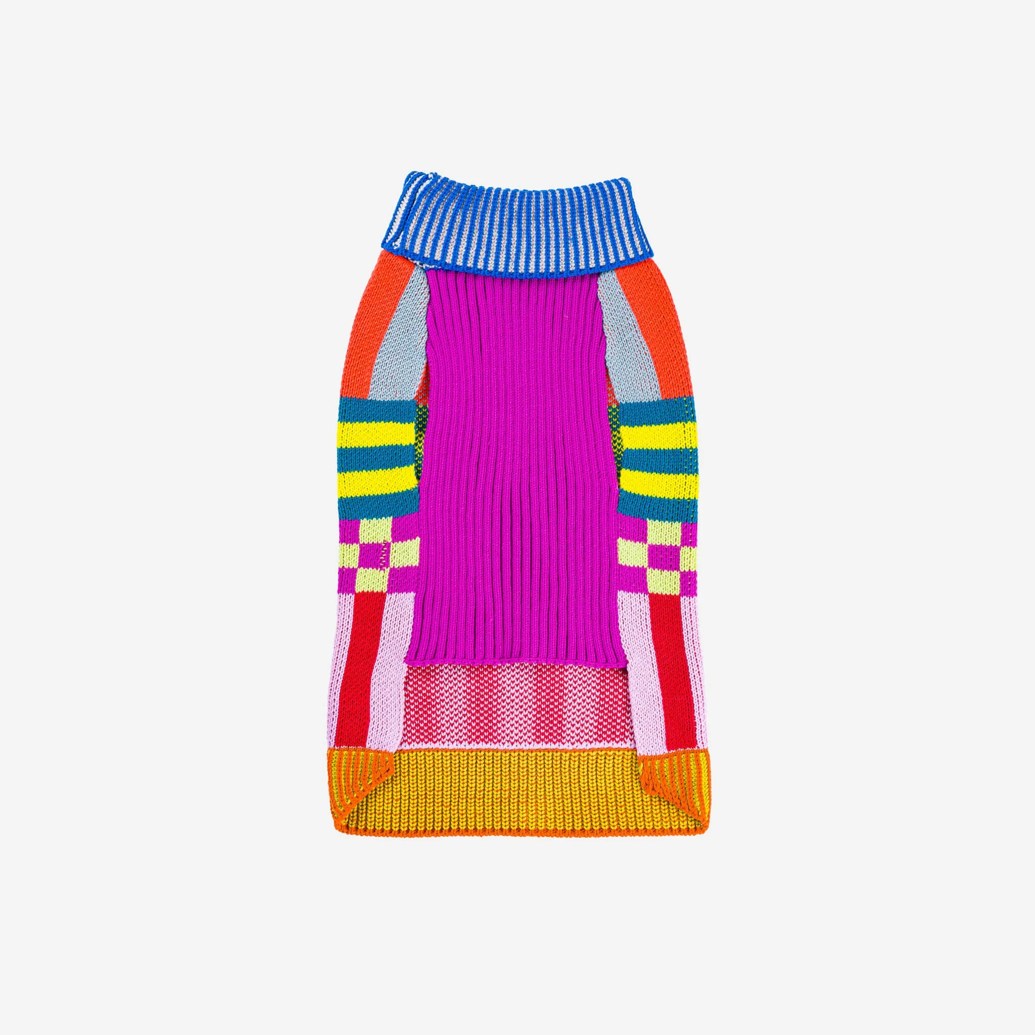 Pattern Patch Dog Sweater