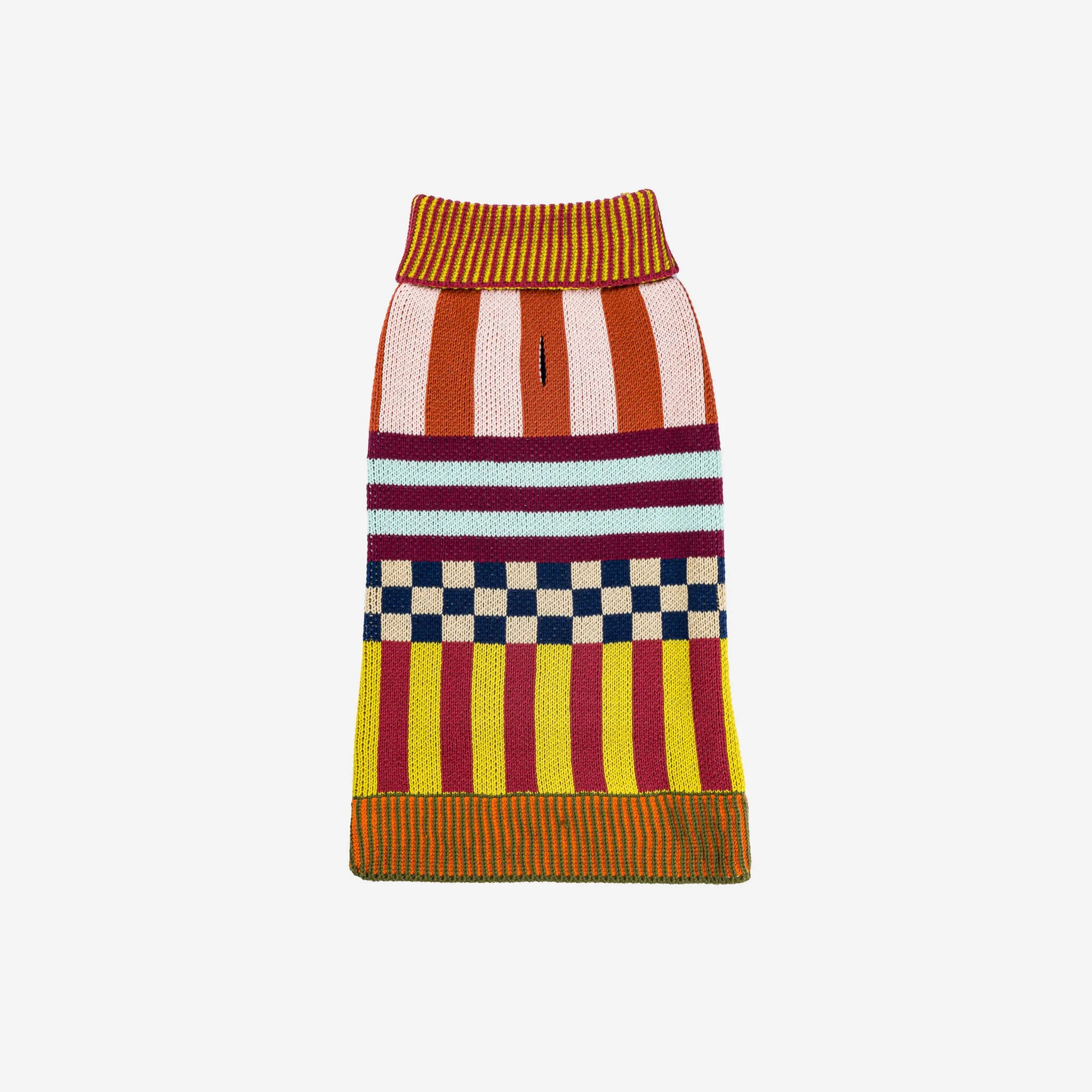 Pattern Patch Dog Sweater