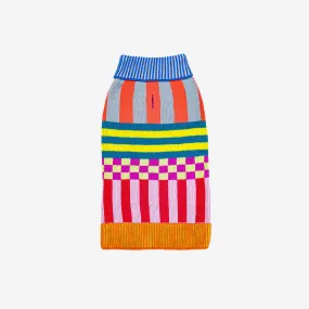 Pattern Patch Dog Sweater