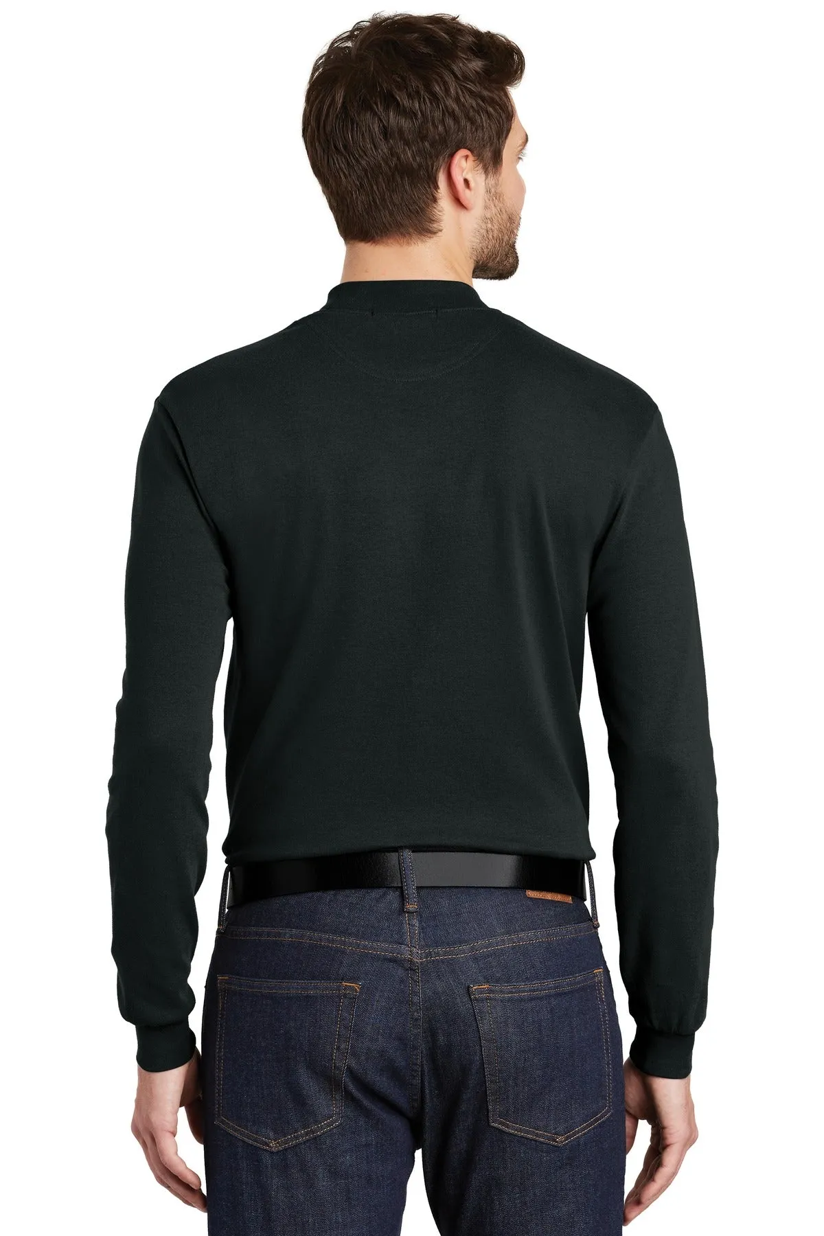 Port Authority Interlock Knit Mock Turtleneck. K321