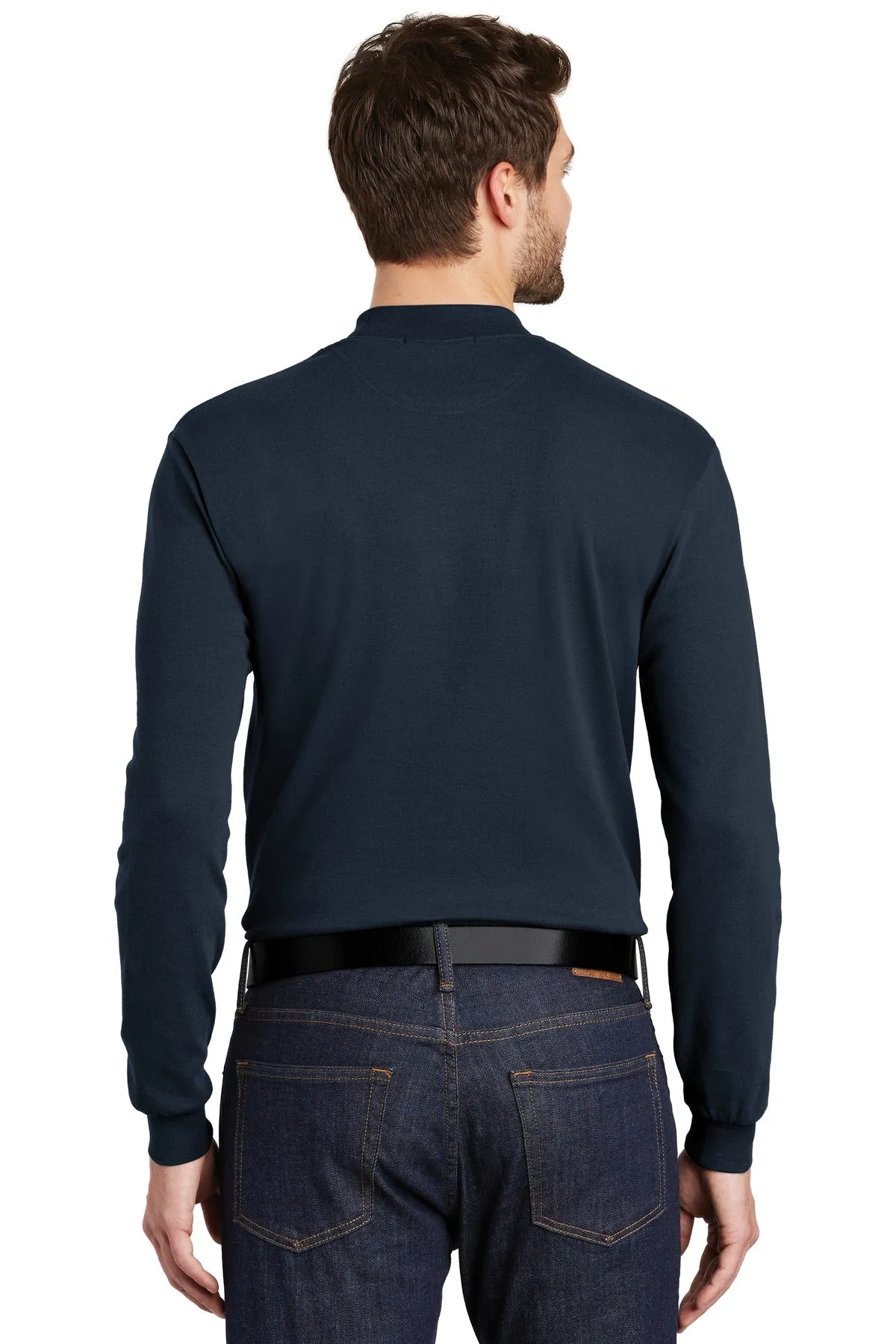 Port Authority Interlock Knit Mock Turtleneck. K321