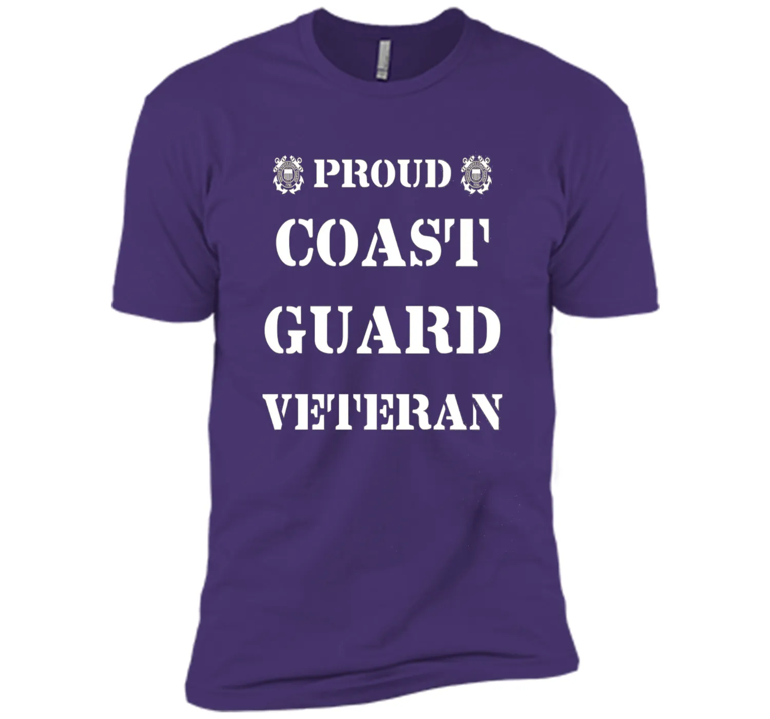 Proud Coast Guard Veteran Military Soldier T-shirt cool shirt