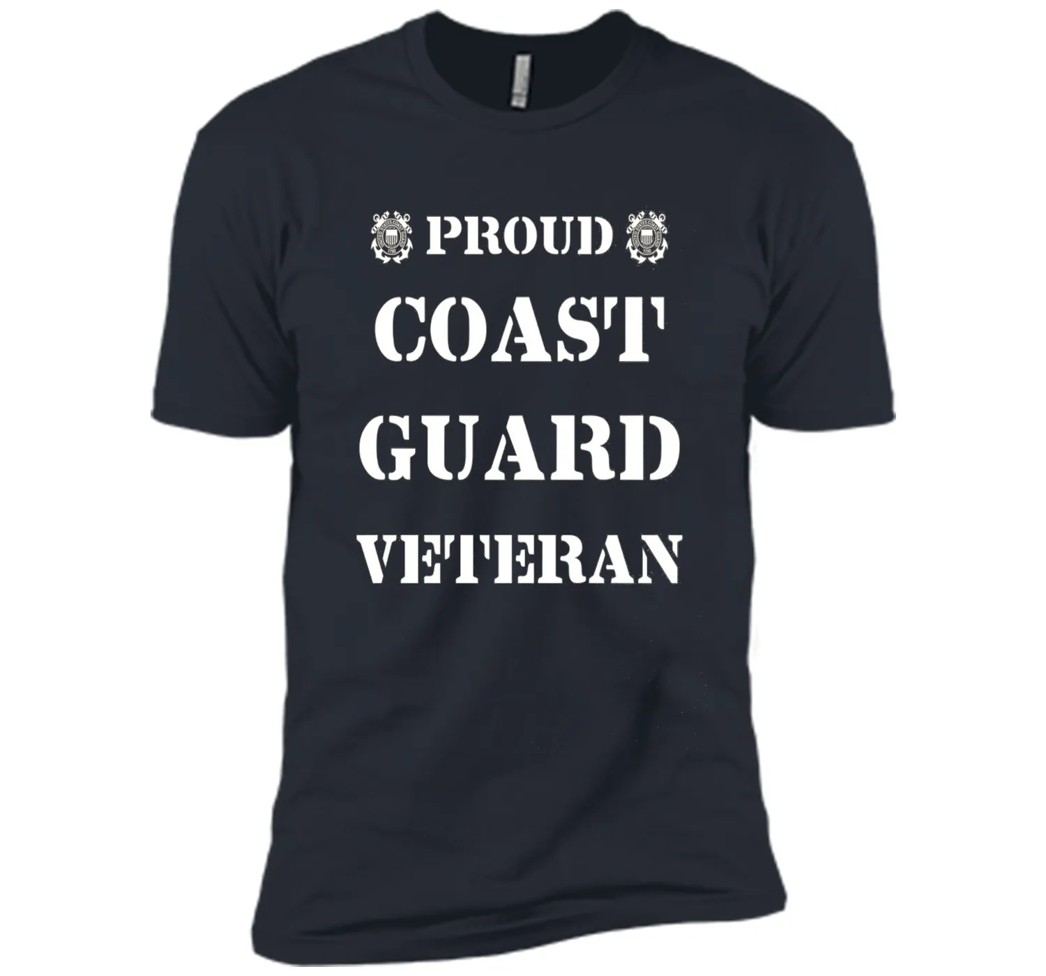Proud Coast Guard Veteran Military Soldier T-shirt cool shirt