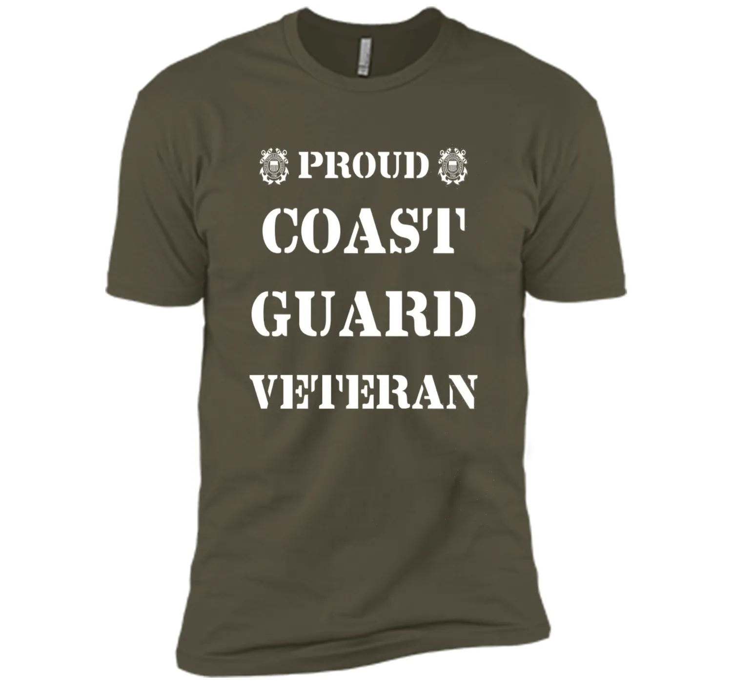 Proud Coast Guard Veteran Military Soldier T-shirt cool shirt