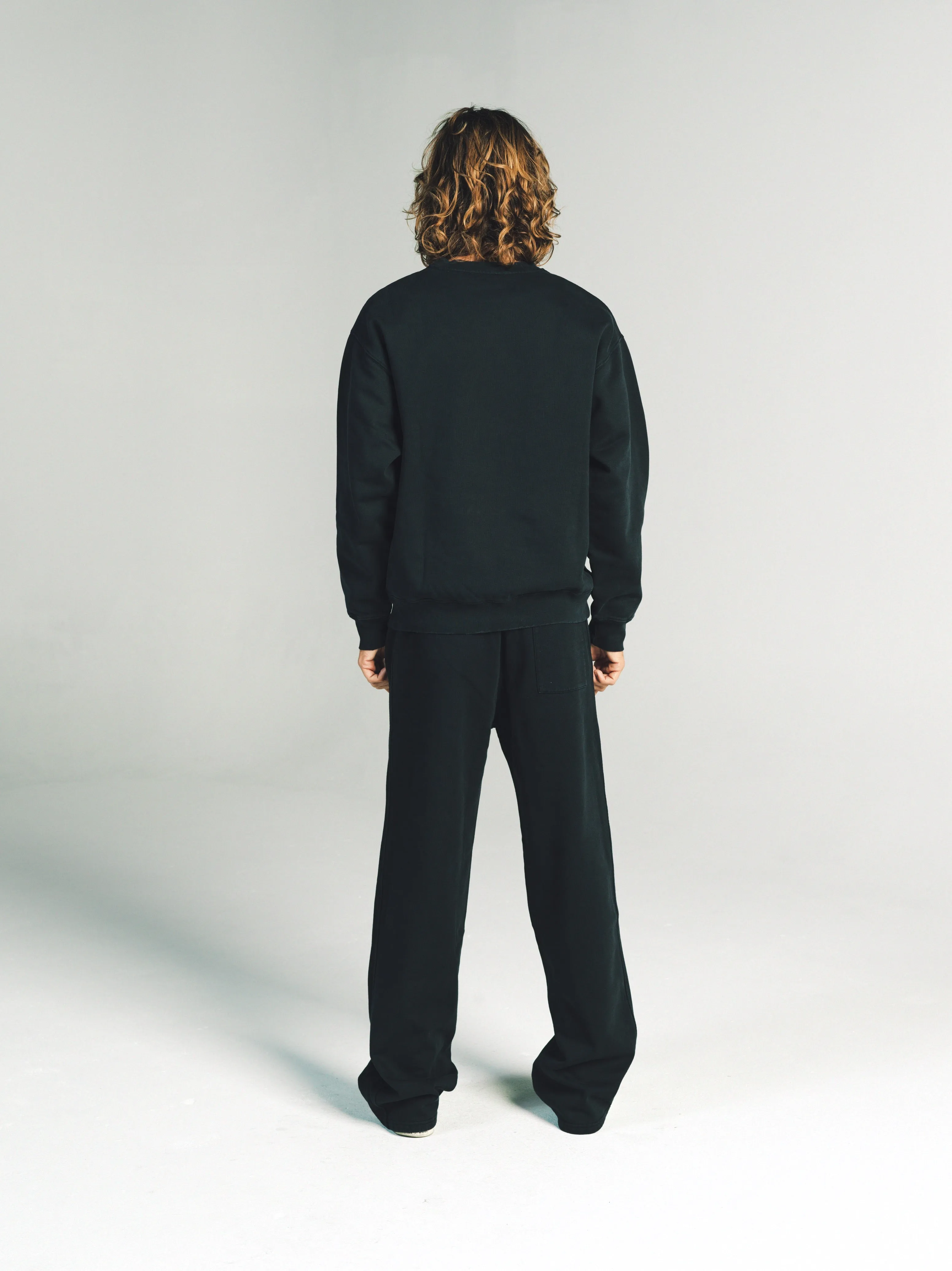 PULLOVER CROWN OF THORNS CREWNECK | VINTAGE BLACK