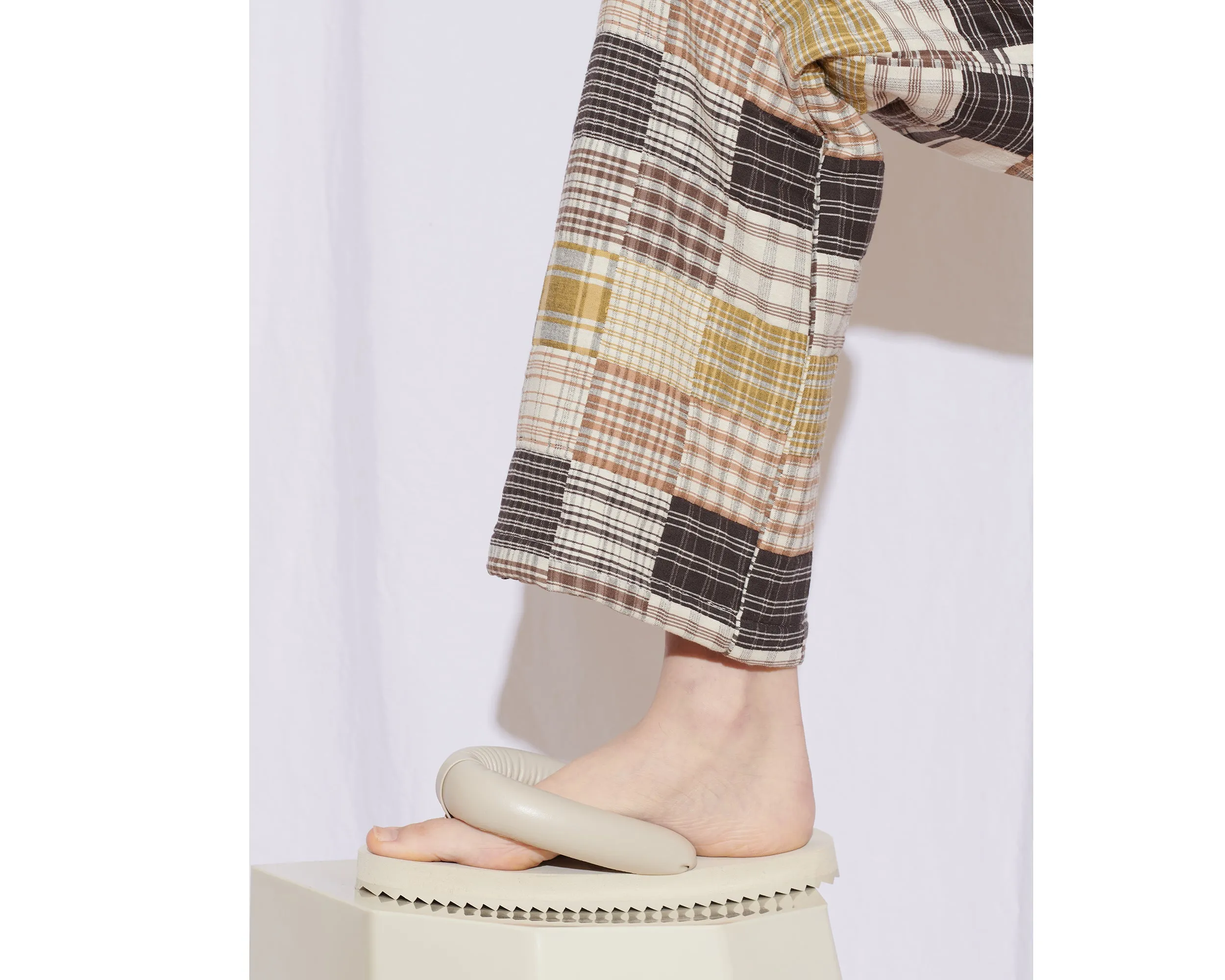 Quilted Patchwork Pants