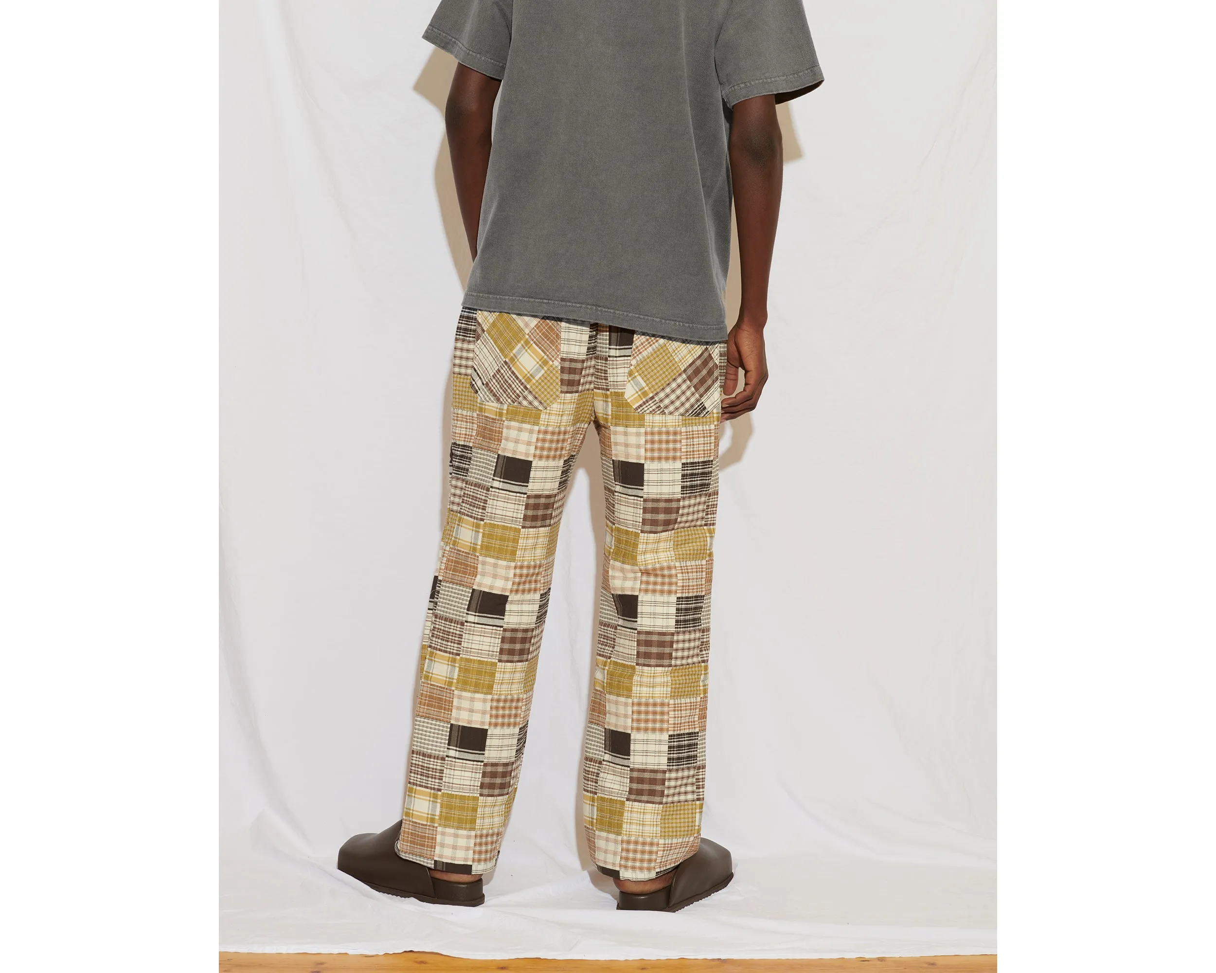 Quilted Patchwork Pants