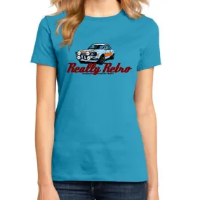 REALLY RETRO FORD ESCORT RS2000 MK1 T-SHIRT FOR WOMEN