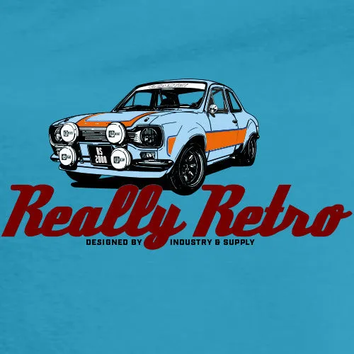REALLY RETRO FORD ESCORT RS2000 MK1 T-SHIRT FOR WOMEN
