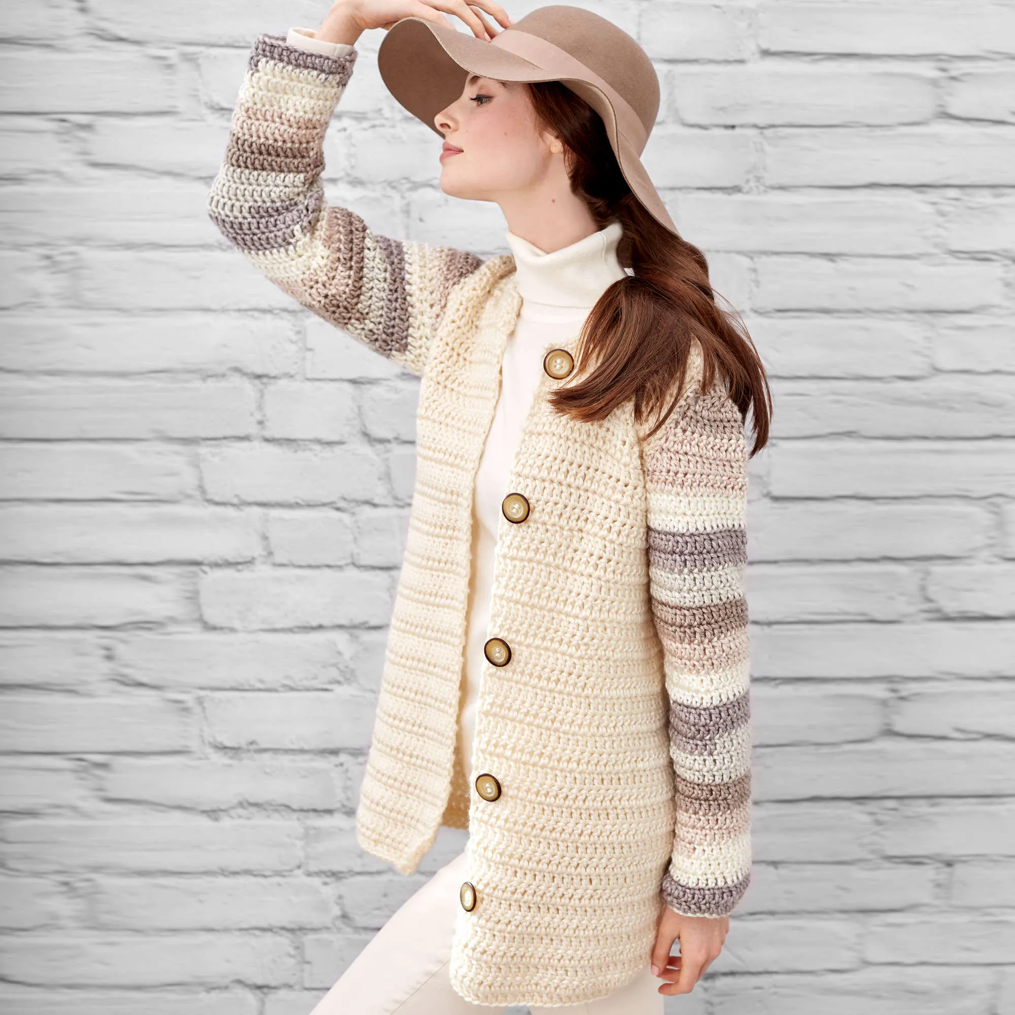 Red Heart Crochet Classy Cardi