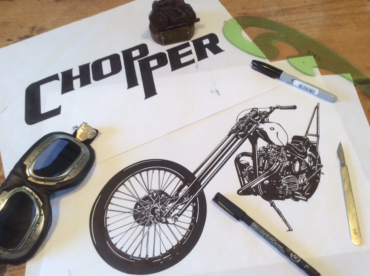 RETRO CHOPPER T-SHIRT