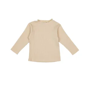 Rib Turtleneck | Taupe