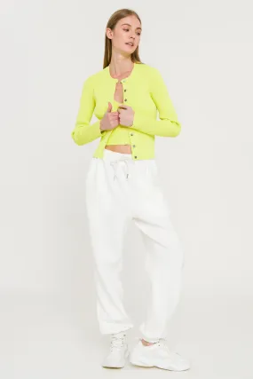 Ribbed Knit Cardigan
