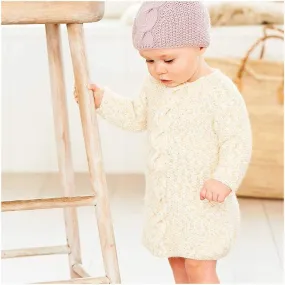Rico Baby Sweater, Dress and Hat DK Knitting Pattern 1040
