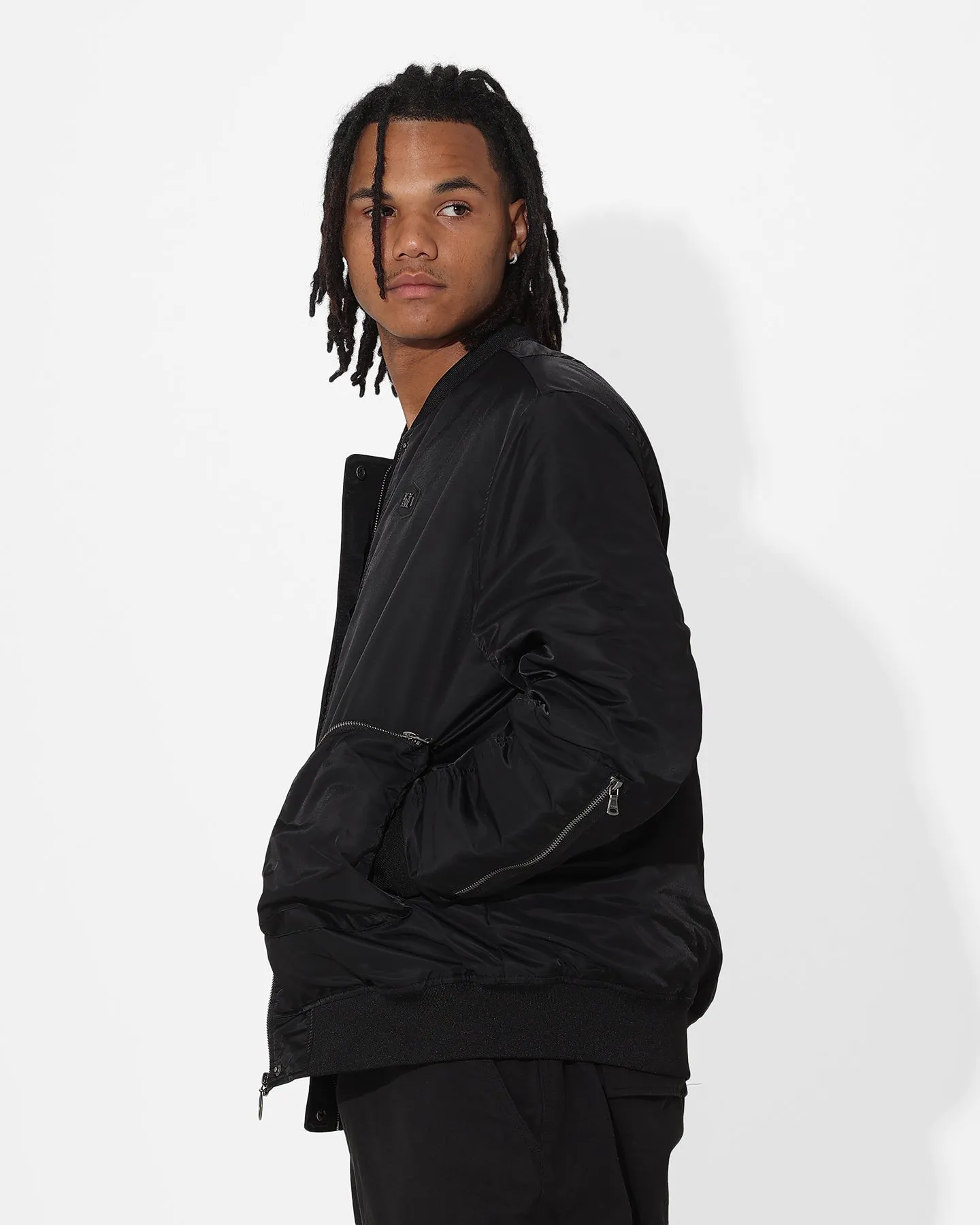 Saint Morta Technical Bomber Jacket Black