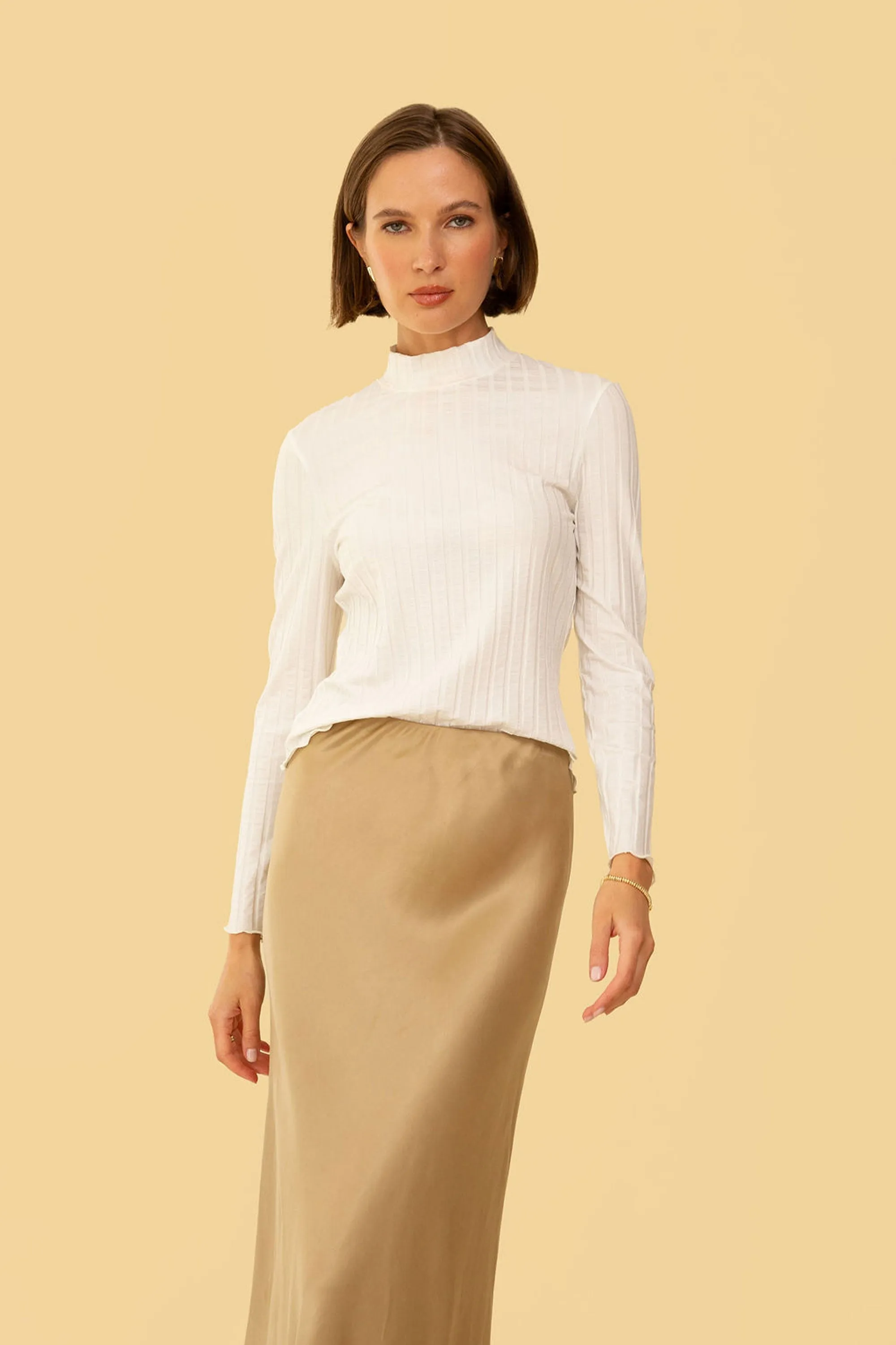 Sample Sale Gigi Top in Cream