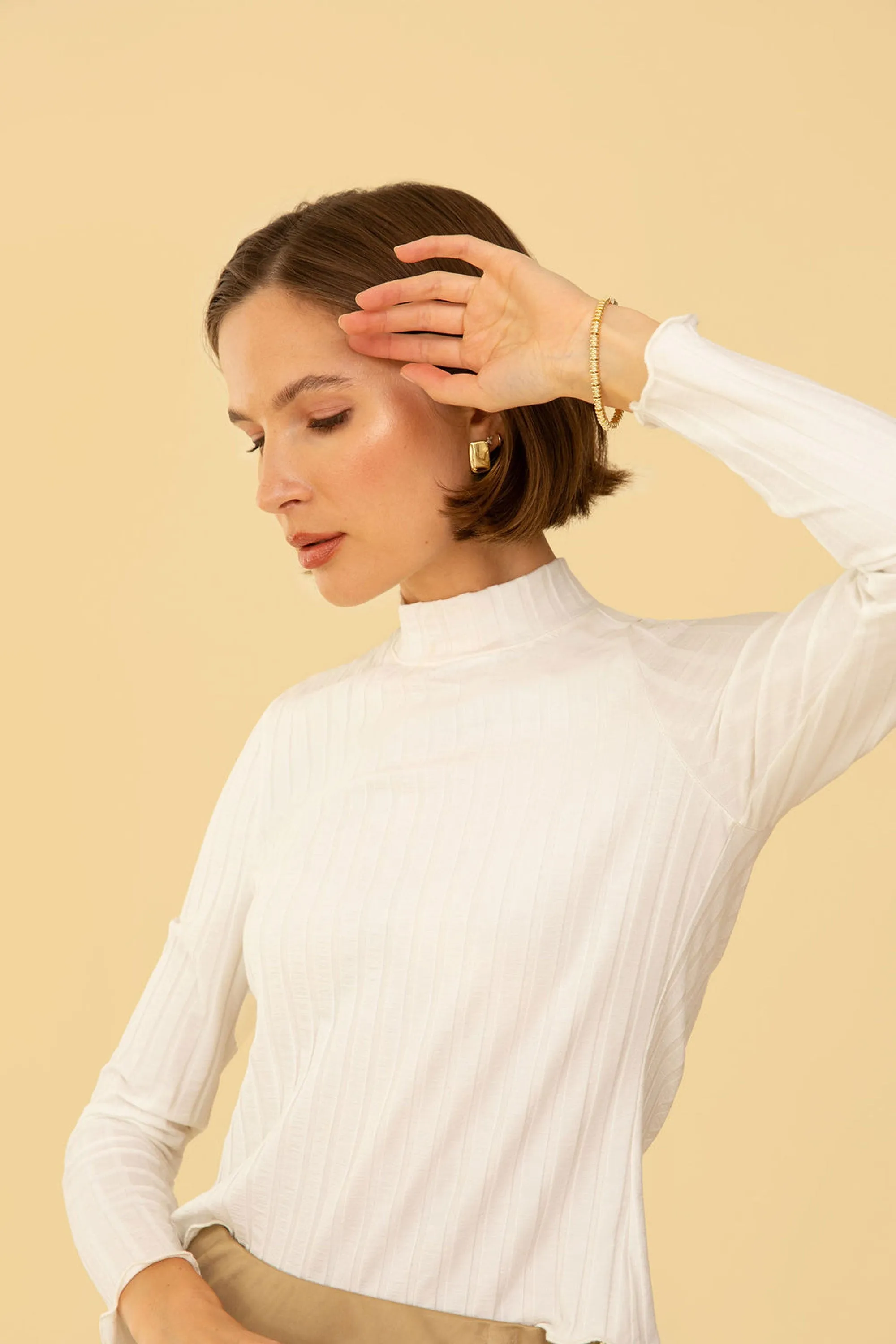 Sample Sale Gigi Top in Cream
