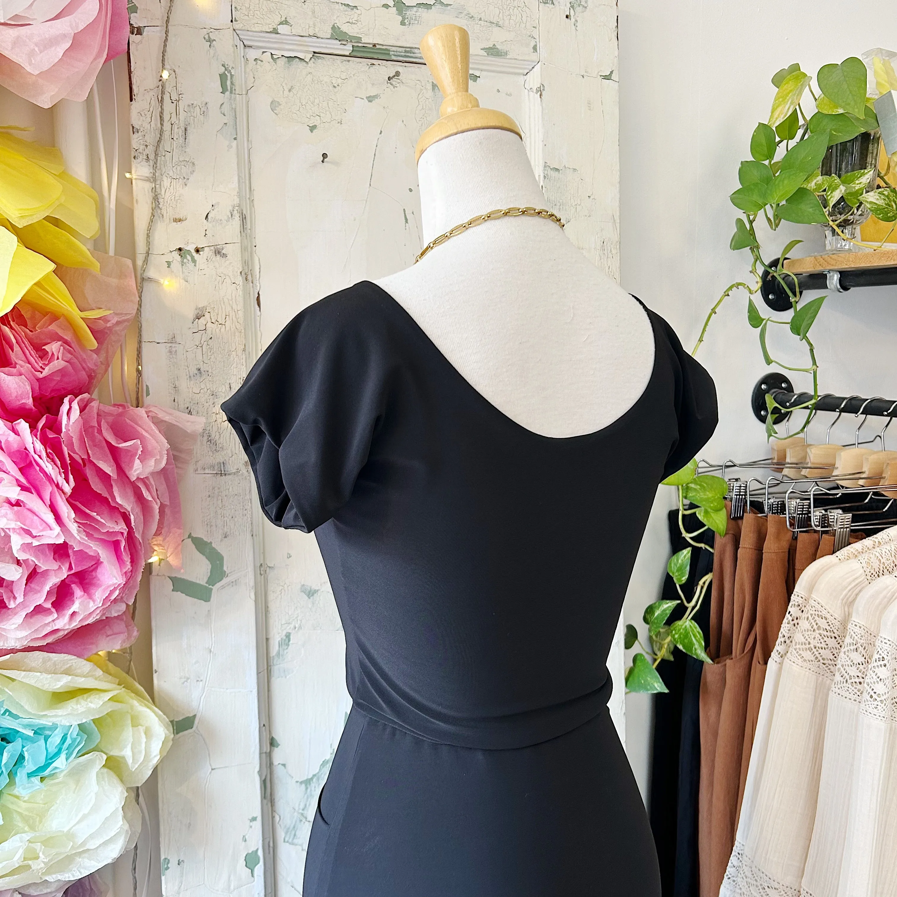 Sara Duke // Black Pocket Dress
