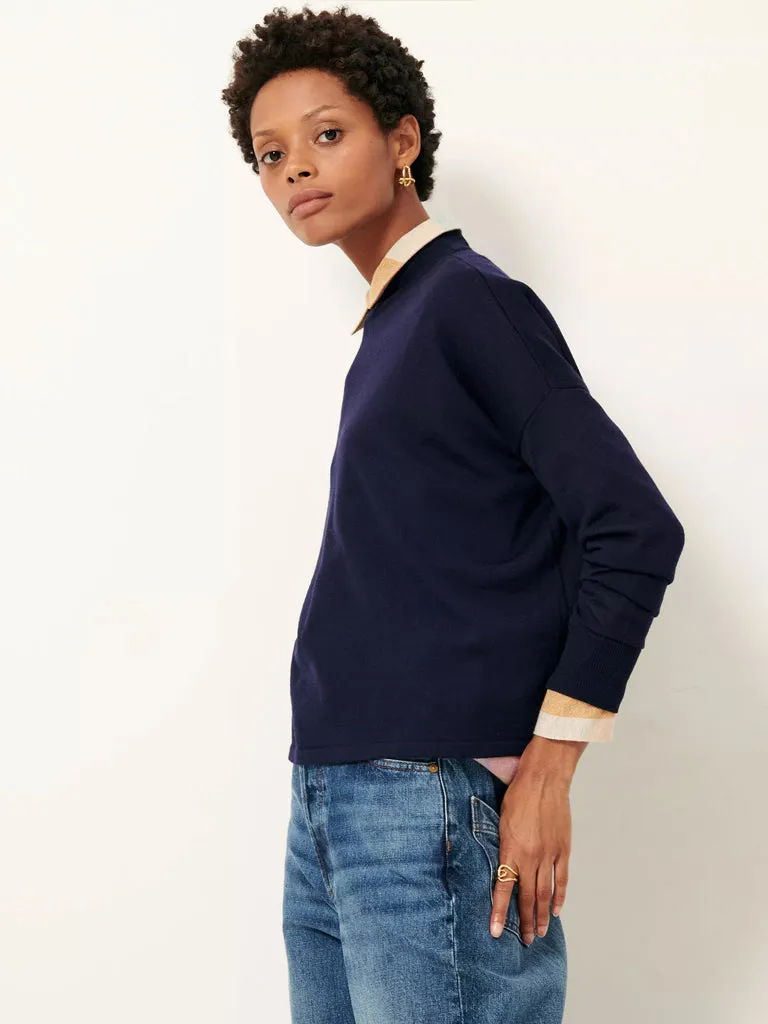 Sessun Massa Sweater in Navy