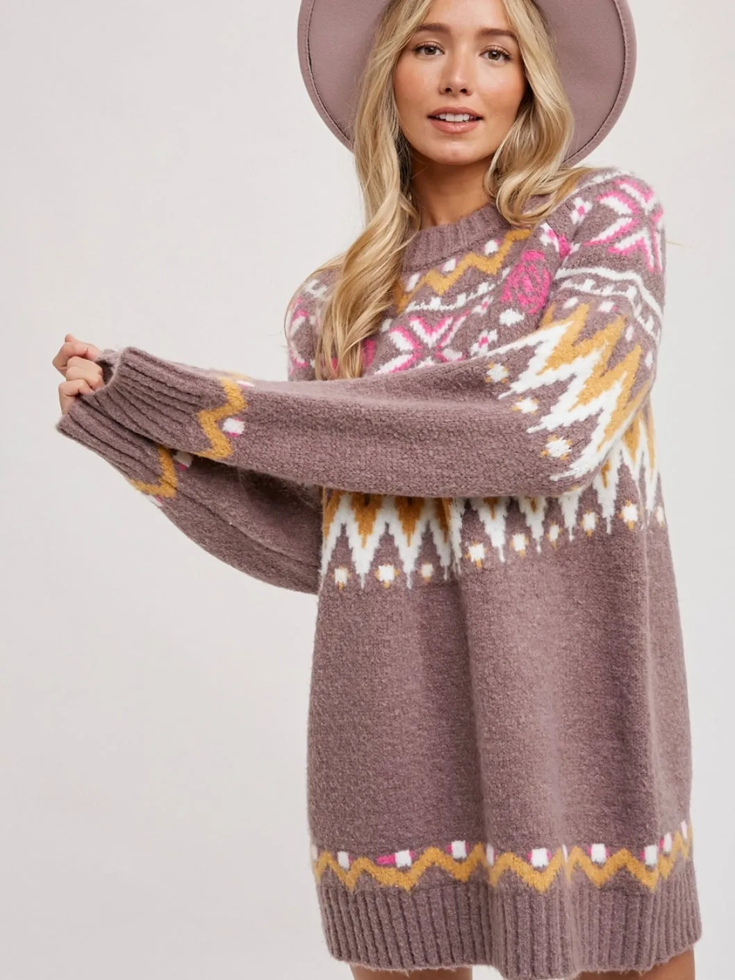 Ski Lodge Tunic Sweater