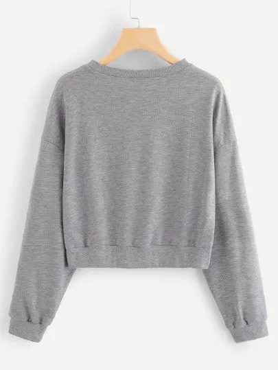 Sorry I’m late I didn’t want to come pullover sweater