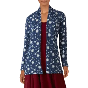 Space Exploration Burnout Cardigan