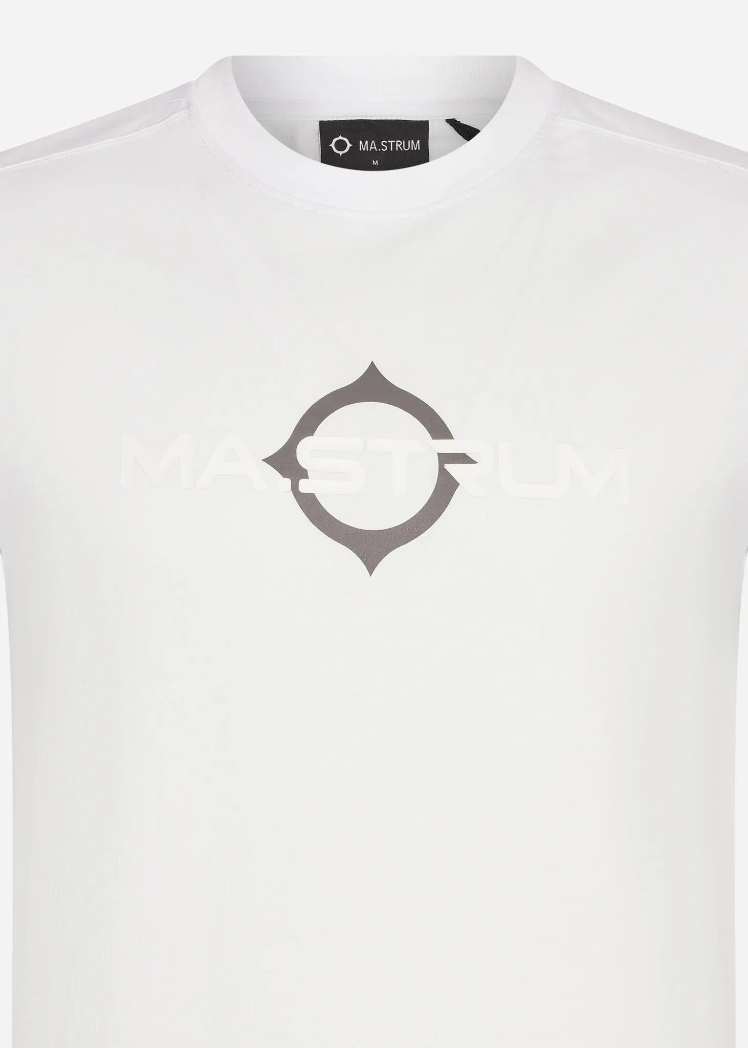 SS logo print tee - illusion blue