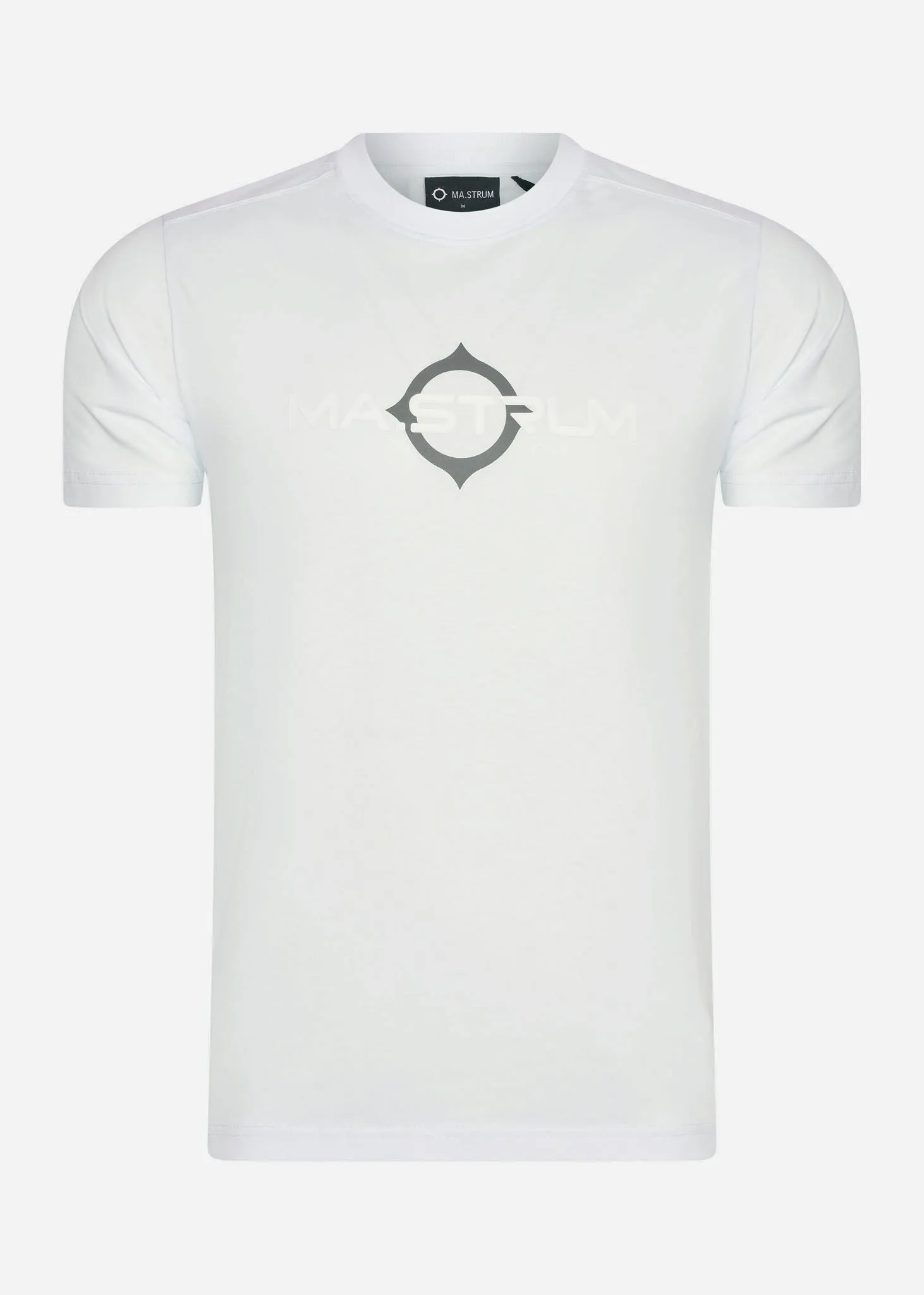 SS logo print tee - illusion blue