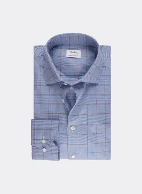 Stenströms Twill Checked in Dark Blue