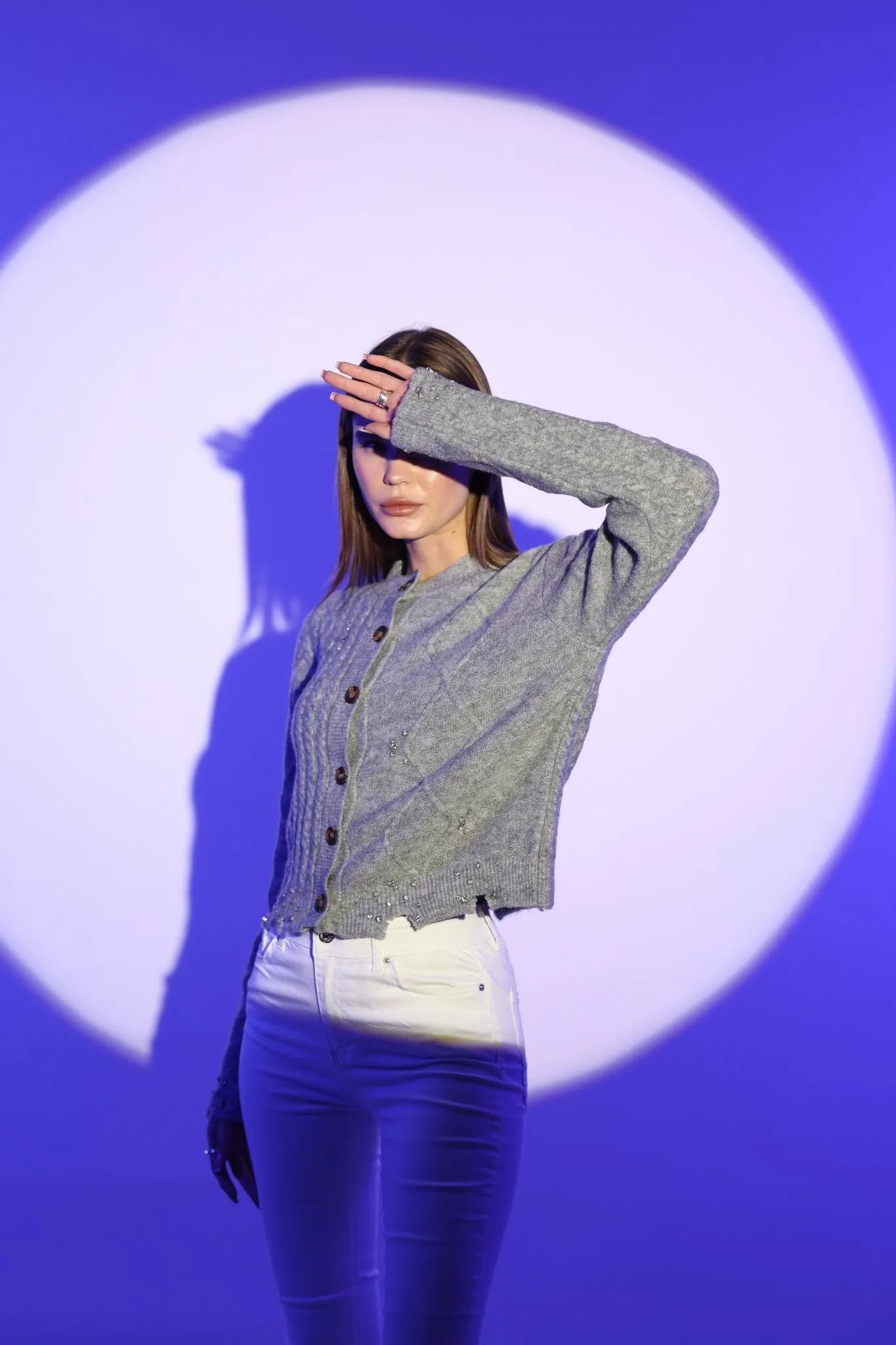 Stoned Walk Cardigan Gray