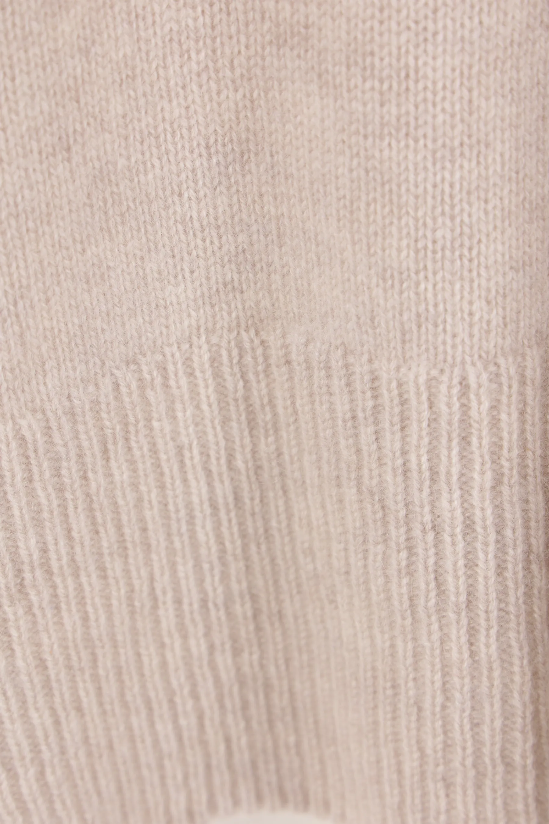Suede cashmere turtleneck
