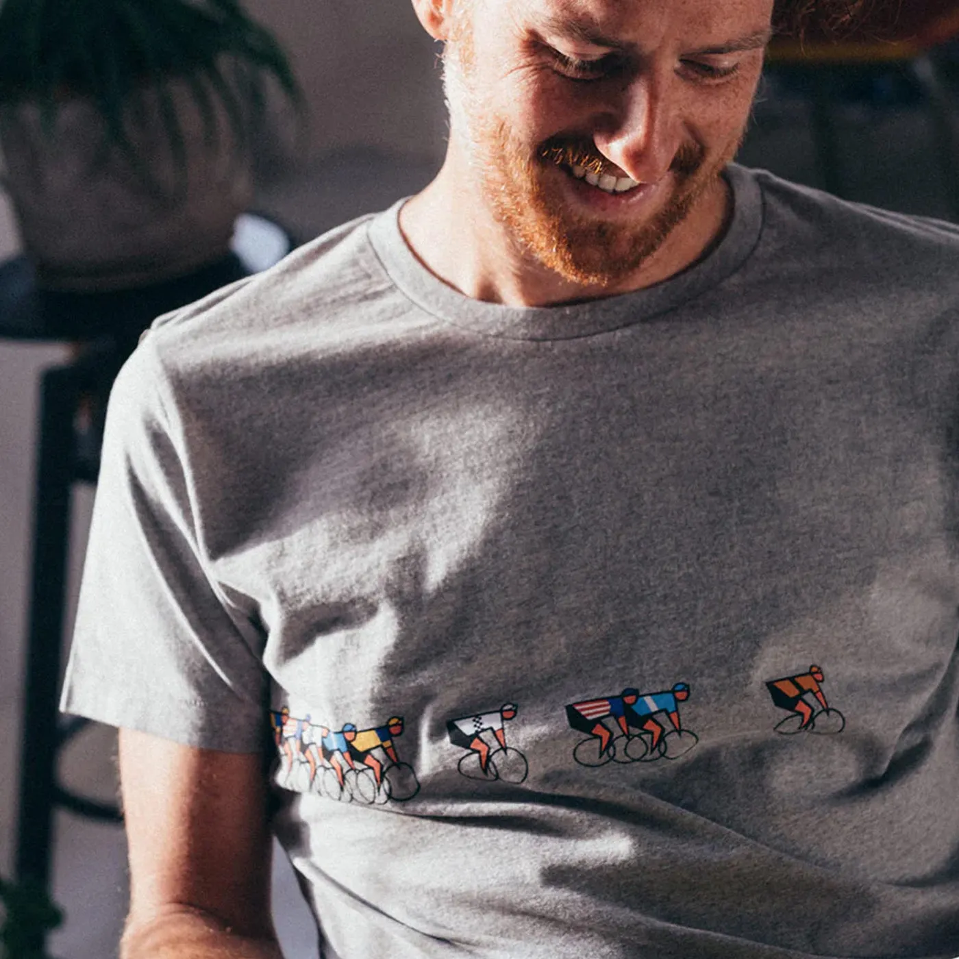 T-Shirt Erstwhile Tete de la Course 70S - Grigio